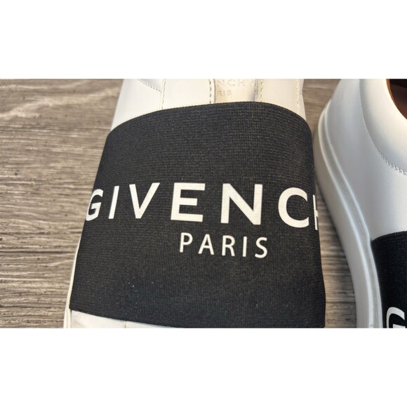 Givenchy Urban Street White Sneakers Black Elastic Band Men\'s Size 43 main image 6